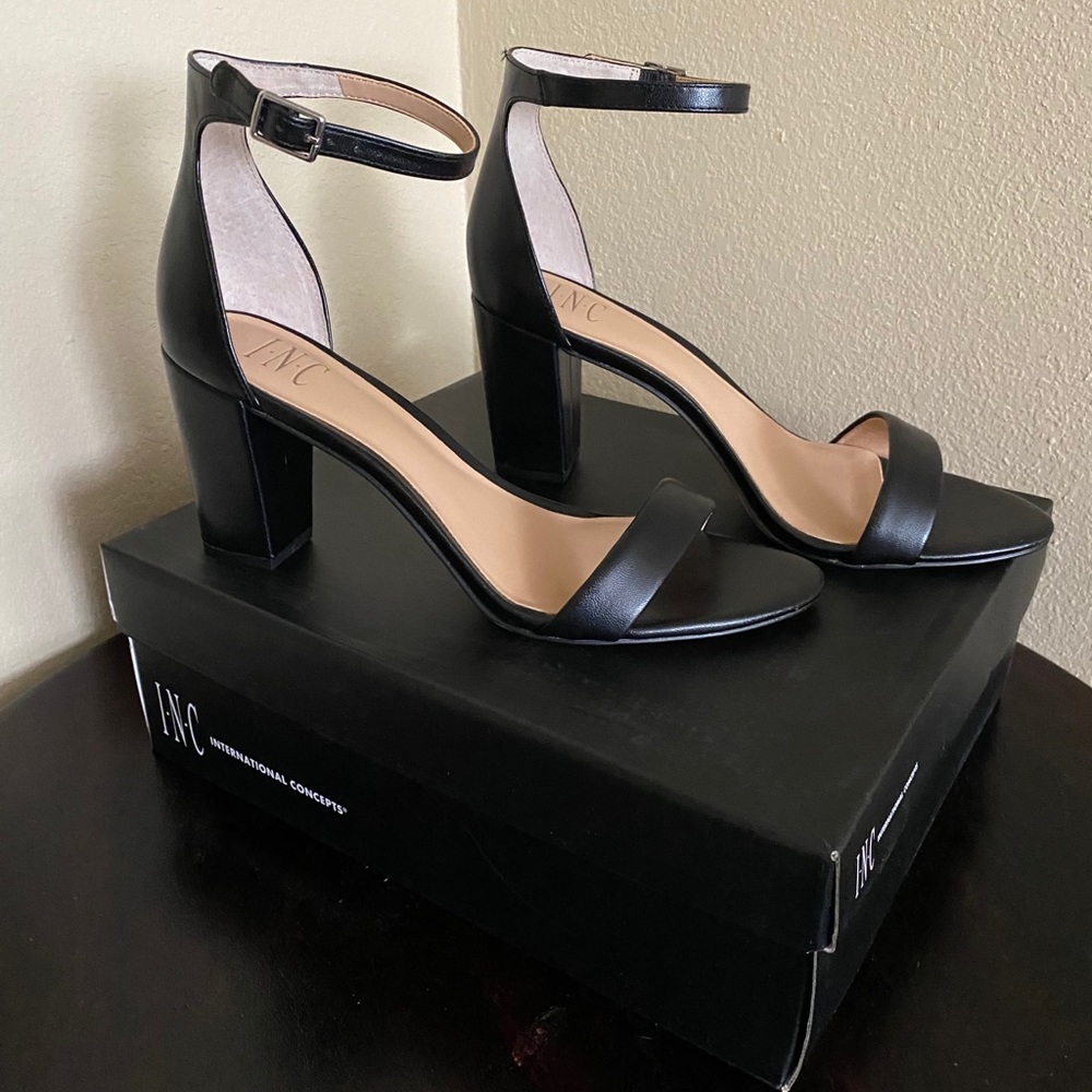 INC Chunky Heeled shoes.